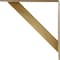 Ekena Millwork Traditional Steel Bracket, Hammered Gold 2"W x 18"D x 18"H BKTM02X18X18TRHGO - alternate 9